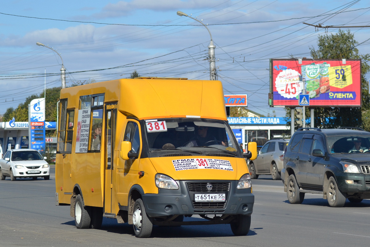 Омская область, Рута 20 ПЕ № Т 651 КЕ 55