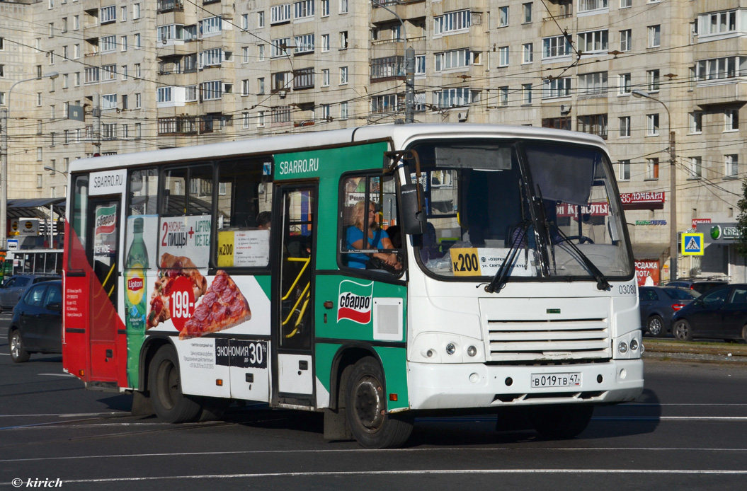 Санкт-Петербург, ПАЗ-320402-05 № 03080