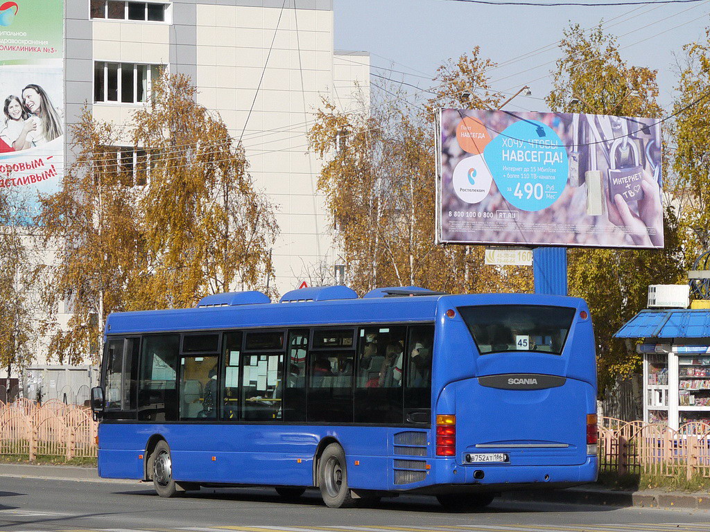 Ханты-Мансийский АО, Scania OmniLink I (Скания-Питер) № В 752 АТ 186