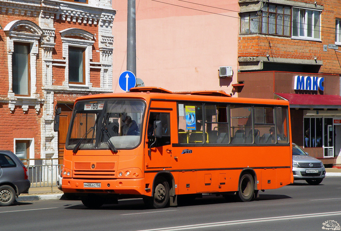 Нижегородская область, ПАЗ-320402-05 № М 486 АС 152