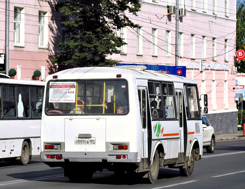 Нижегородская область, ПАЗ-32054 № А 597 СВ 152