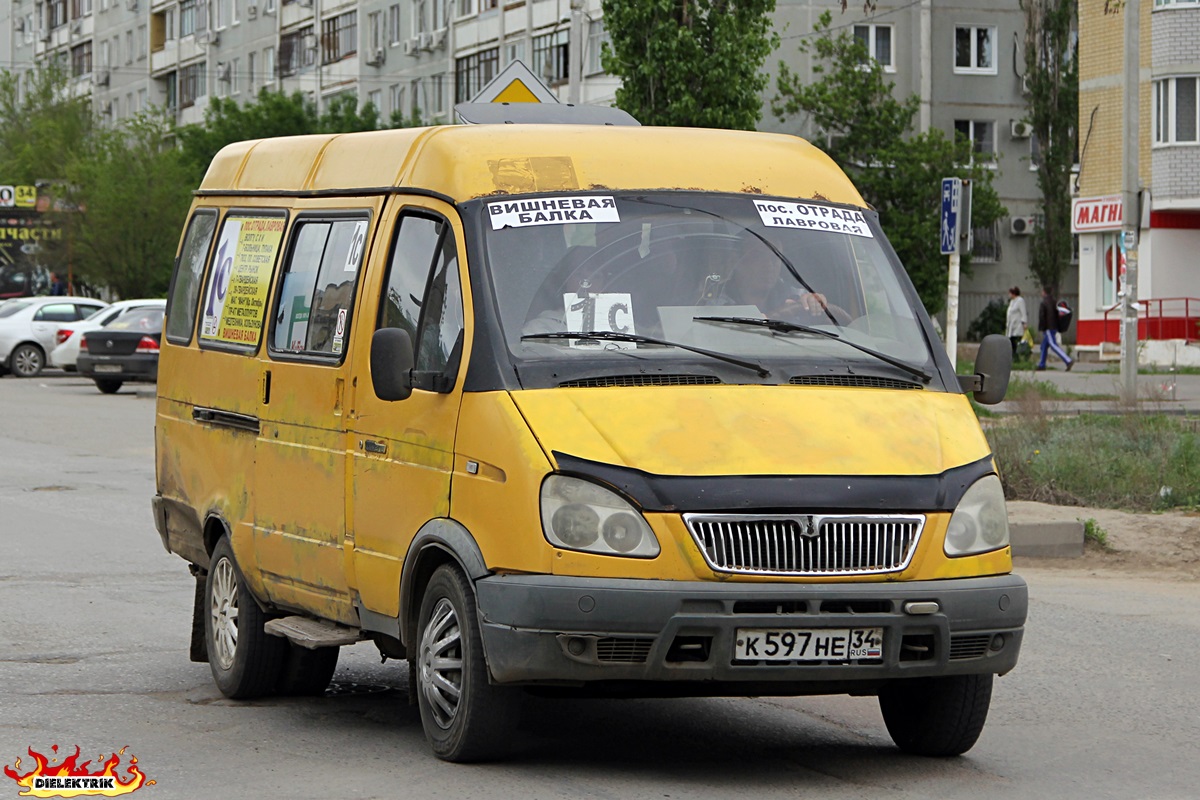 Волгоградская область, ГАЗ-322131 (X78) № К 597 НЕ 34