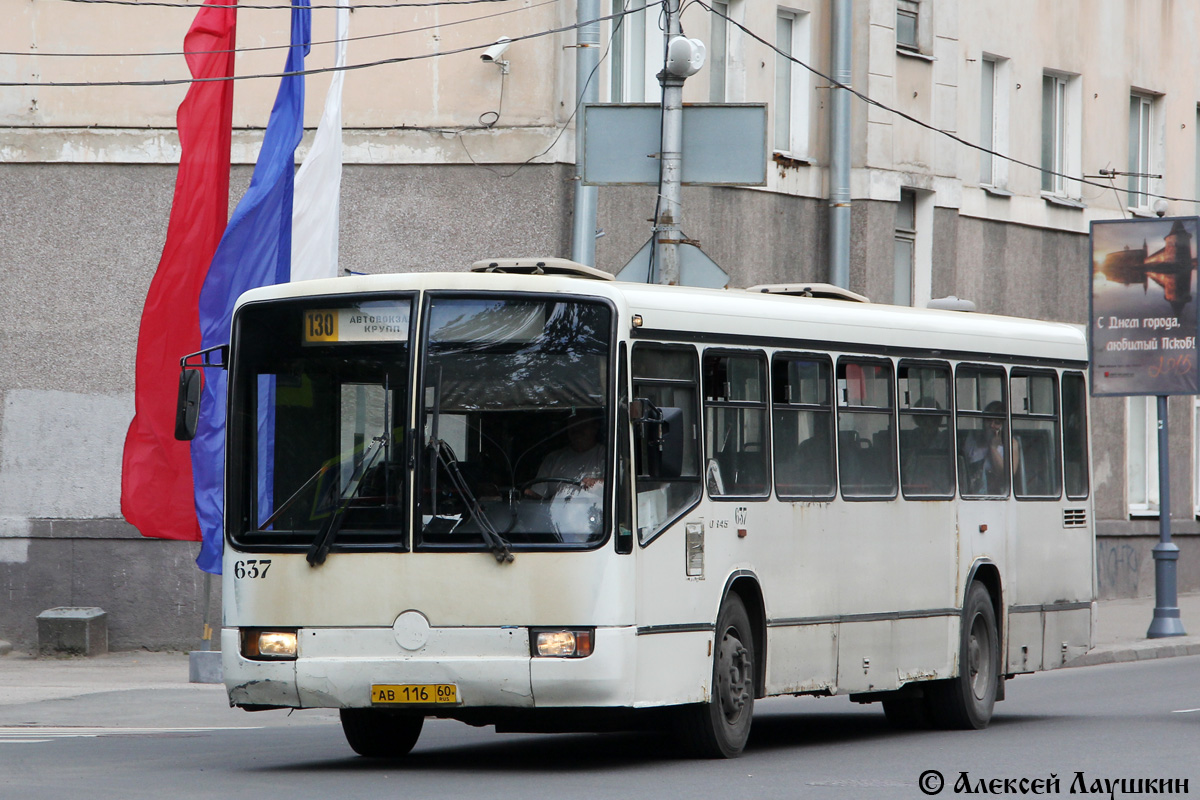 Псковская область, Mercedes-Benz O345 № 637