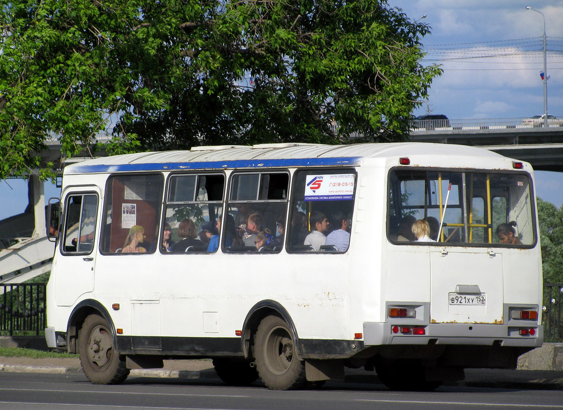 Нижегородская область, ПАЗ-32054 № В 921 ХУ 152