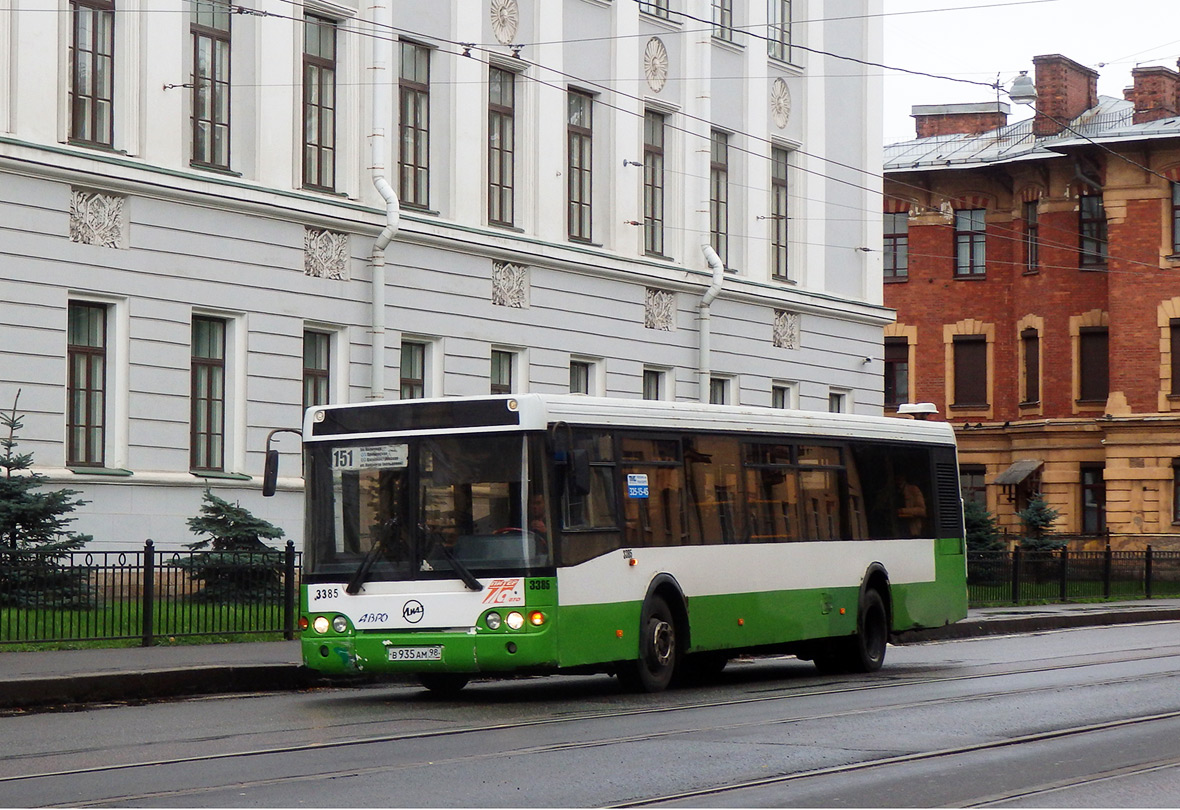 Санкт-Петербург, ЛиАЗ-5292.20 № 3385