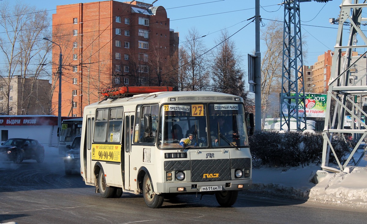 Томская область, ПАЗ-32054 № М 611 АМ 70