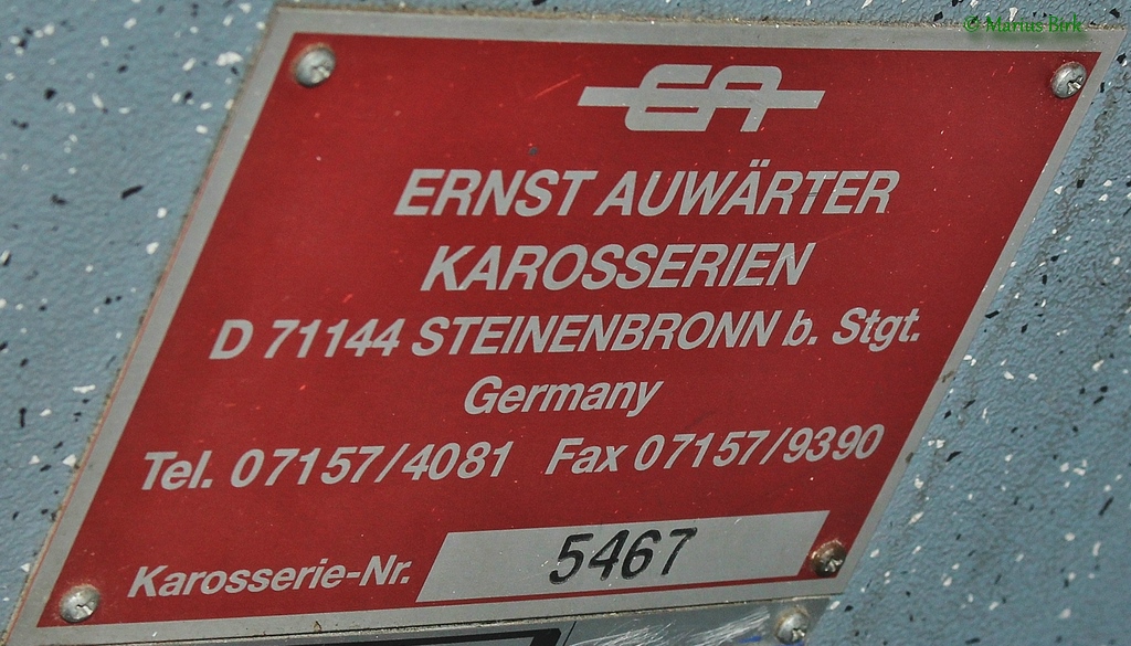 Гессен, Ernst Auwärter Eurostar SHD № DA-HD 626