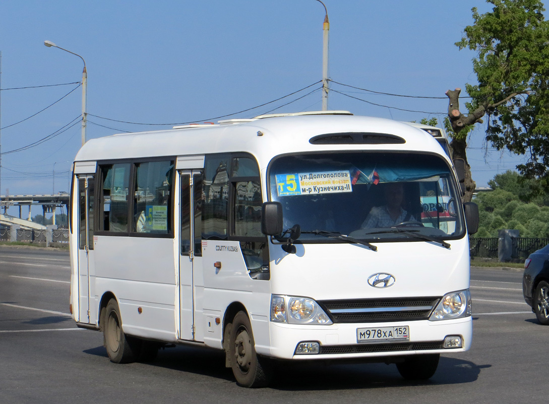 Нижегородская область, Hyundai County Kuzbass № М 978 ХА 152