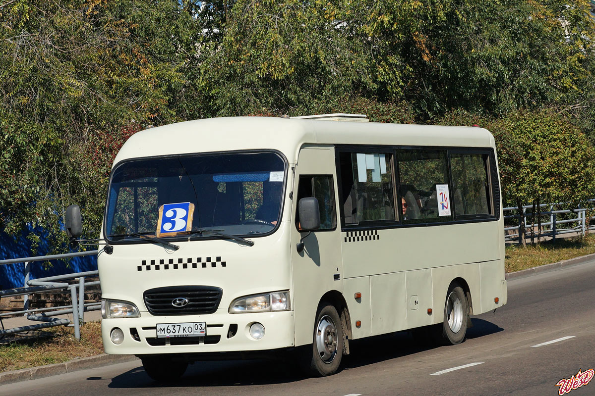 Бурятия, Hyundai County SWB C08 (РЗГА) № М 637 КО 03