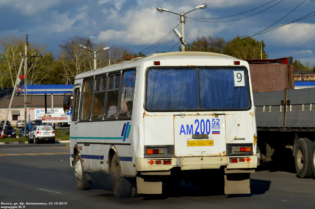 Нижегородская область, ПАЗ-32053 № АМ 200 52