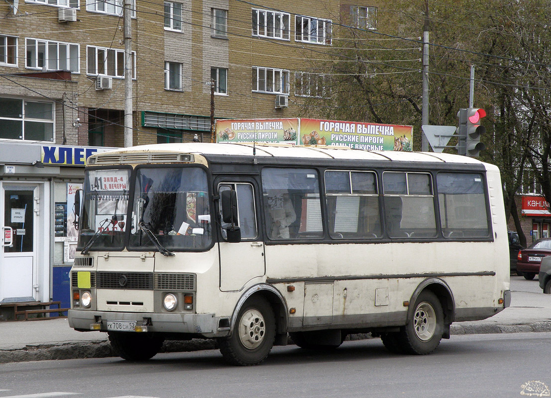 Нижегородская область, ПАЗ-32053 № Х 708 СН 52