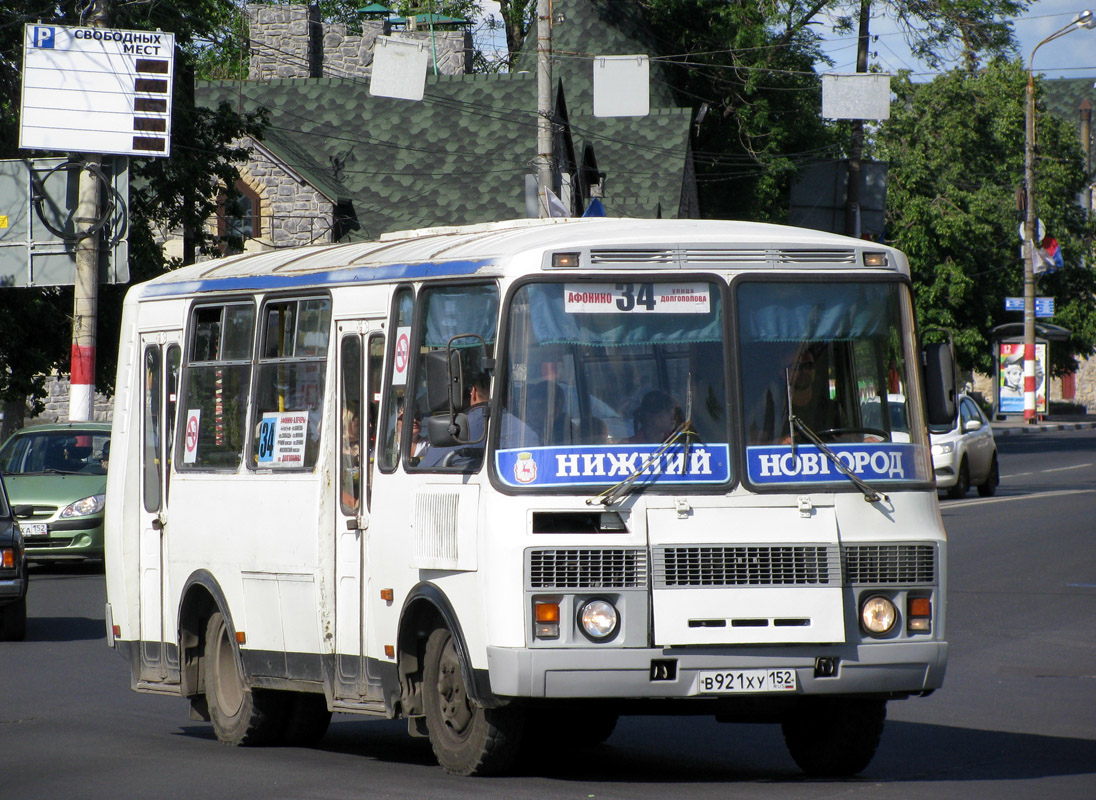 Нижегородская область, ПАЗ-32054 № В 921 ХУ 152
