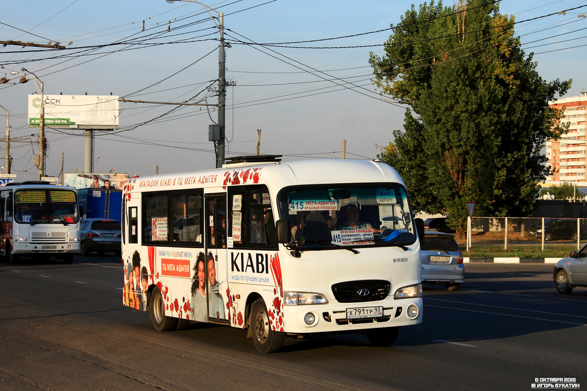 Краснодарский край, Hyundai County LWB C11 (ТагАЗ) № Х 791 ТР 93