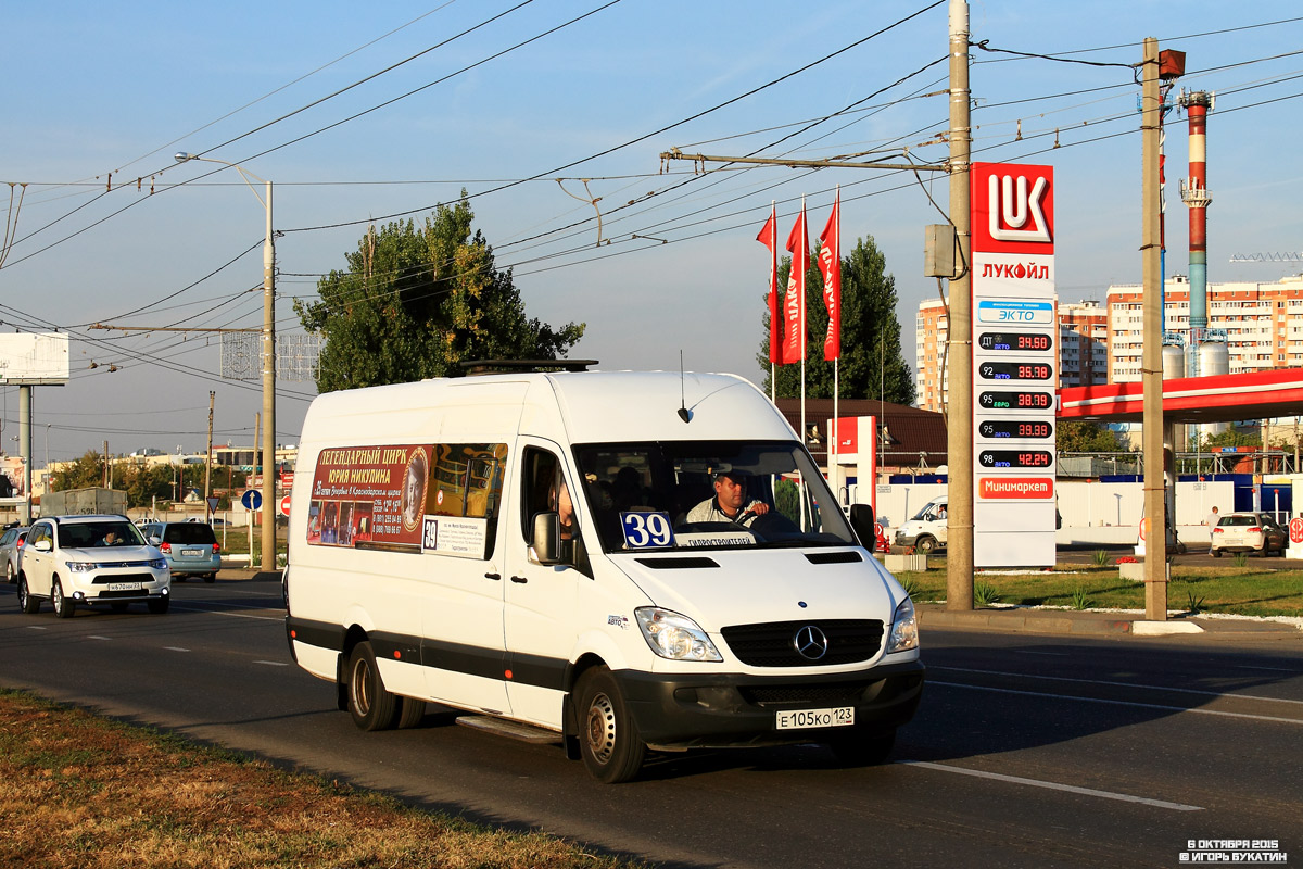 Краснодарский край, Луидор-22360C (MB Sprinter) № Е 105 КО 123