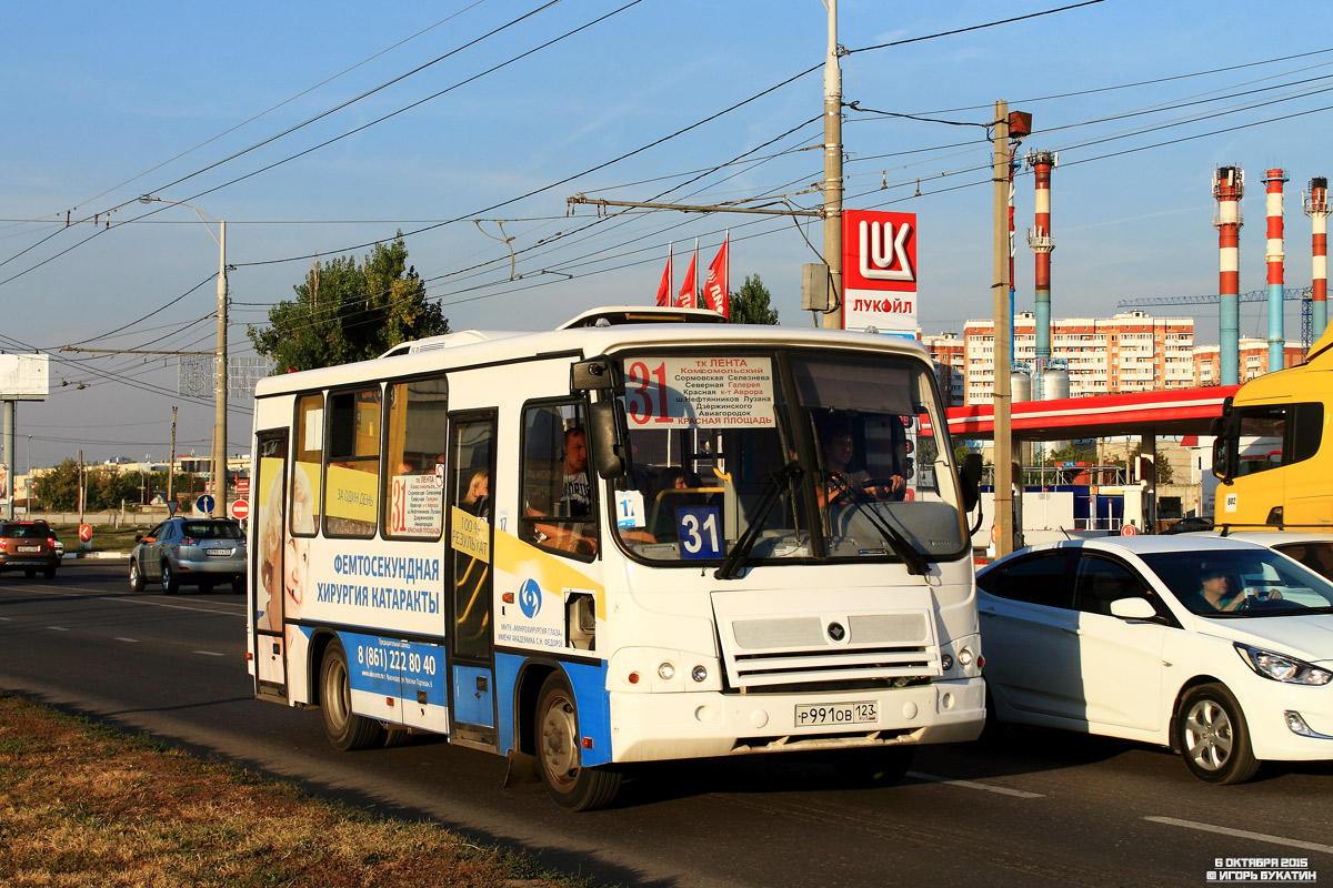 Краснодарский край, ПАЗ-320302-08 № Р 991 ОВ 123