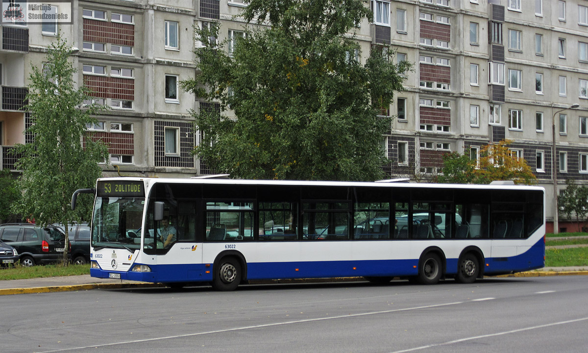 Латвия, Mercedes-Benz O530L Citaro L № 63022