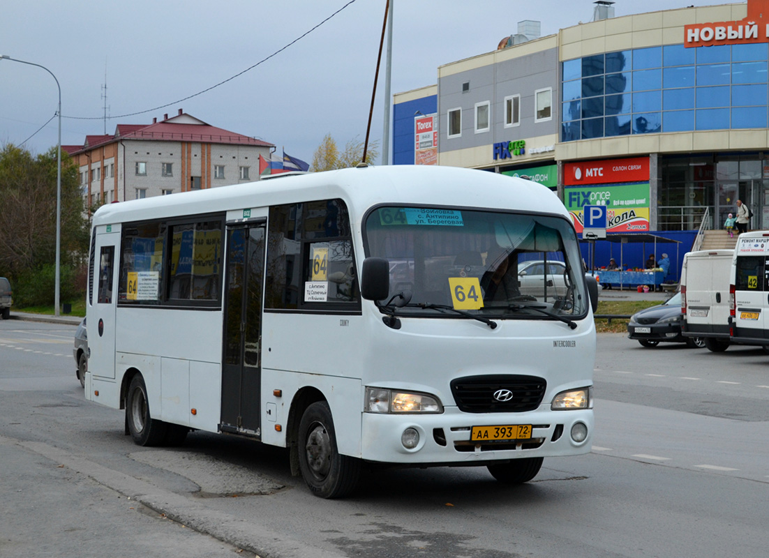 Тюменская область, Hyundai County LWB (ТагАЗ) № АА 393 72