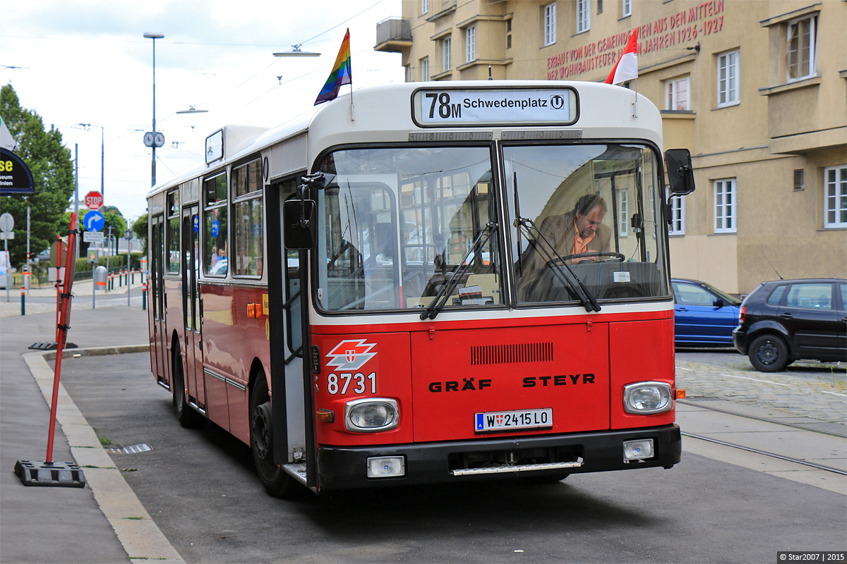 Австрия, Gräf & Stift 844 GSLU200 M11 № 8731 — Фото — Автобусный транспорт