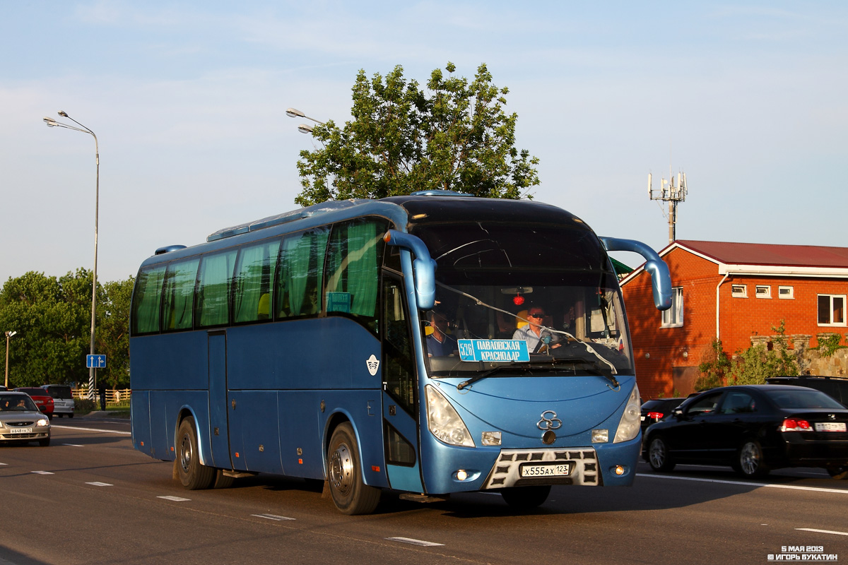 Краснодарский край, Shuchi YTK6126 № Х 555 АХ 123 — Фото — Автобусный  транспорт