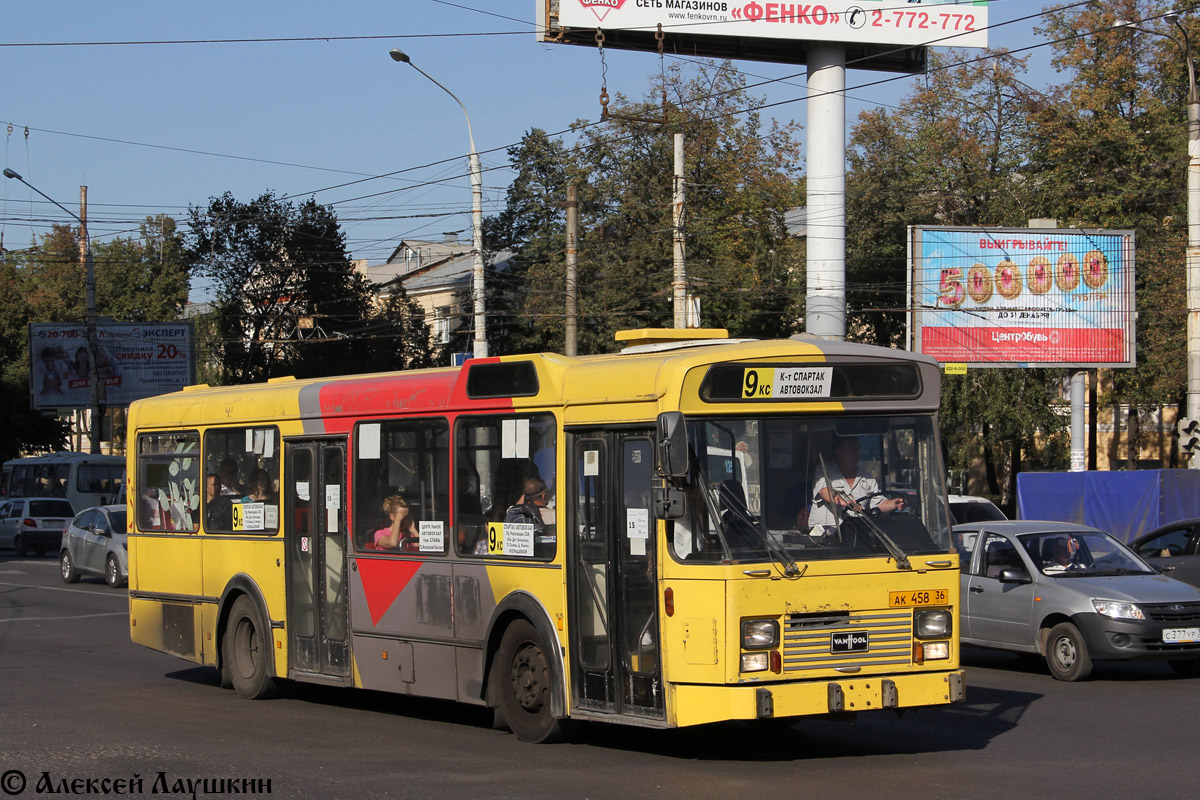 Воронежская область, Van Hool A120/50 № АК 458 36