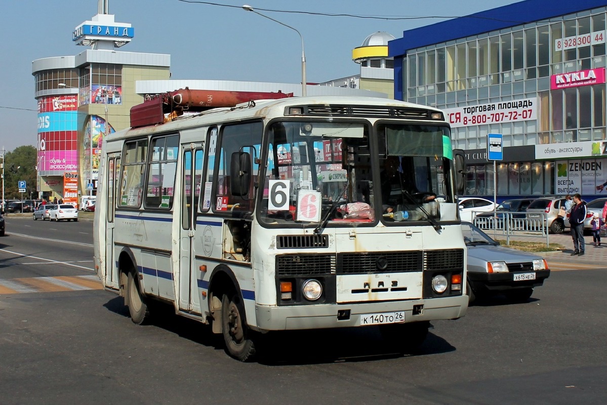 Stavropol region, PAZ-32054 № К 140 ТО 26