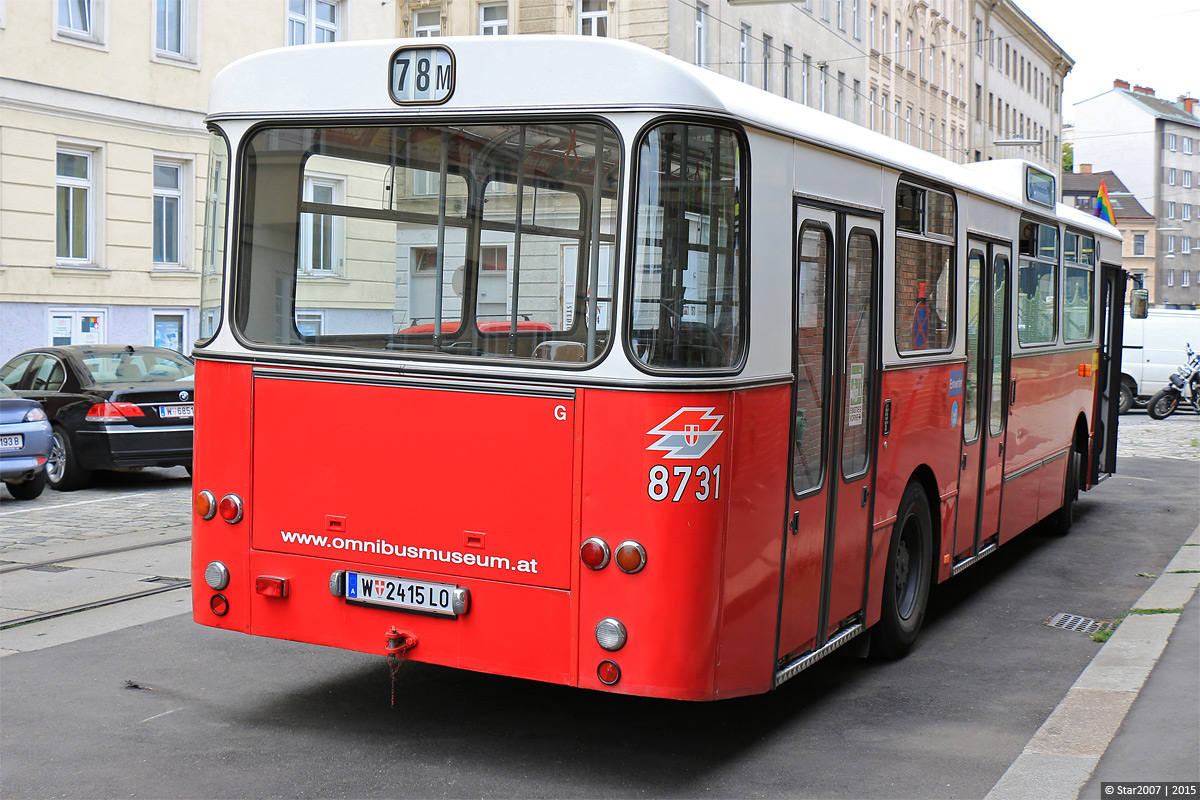 Австрия, Gräf & Stift 844 GSLU200 M11 № 8731 — Фото — Автобусный транспорт