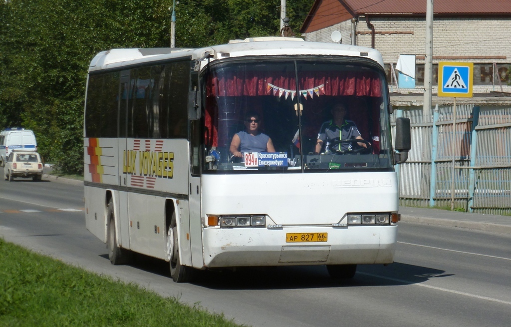 Свердловская область, Neoplan N316K Transliner № АР 827 66