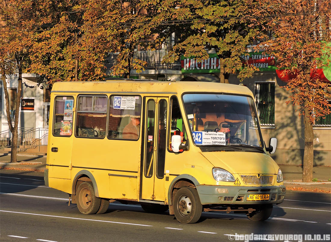 Днепропетровская область, БАЗ-2215 "Дельфин" № AE 6018 AA