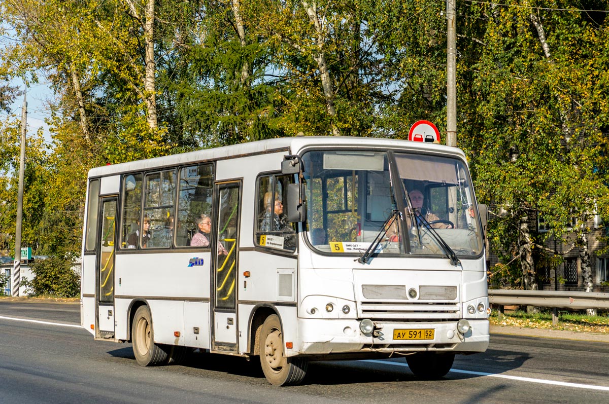 Нижегородская область, ПАЗ-320402-03 № АУ 591 52