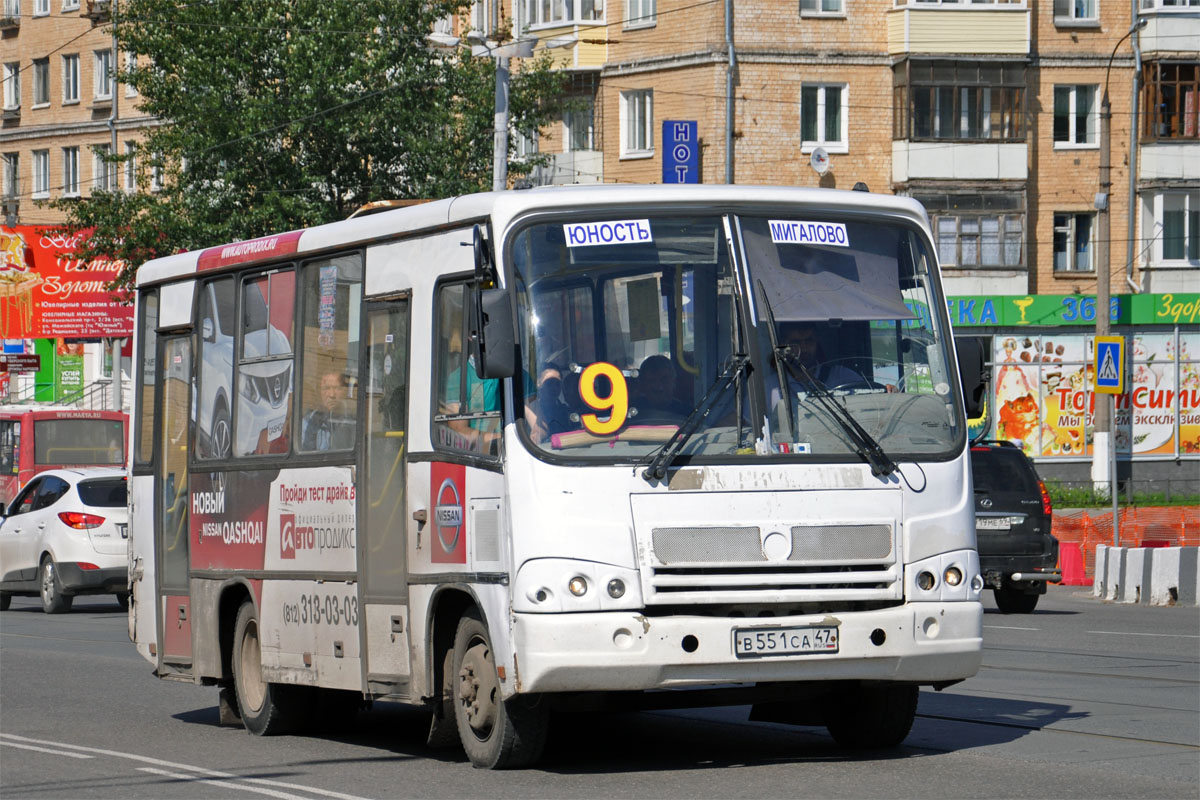 Тверская область, ПАЗ-320402-03 № В 551 СА 47