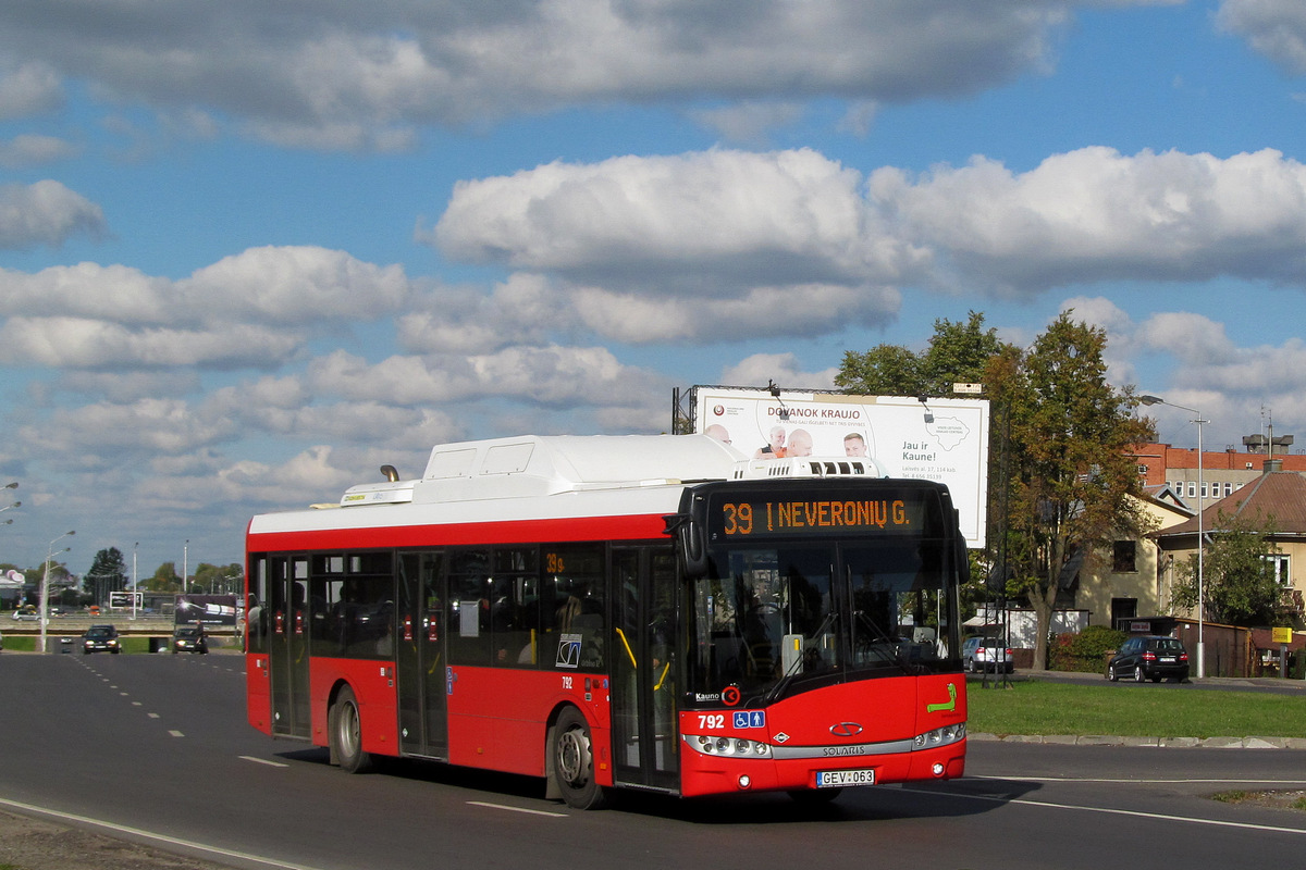 Литва, Solaris Urbino III 12 CNG № 792