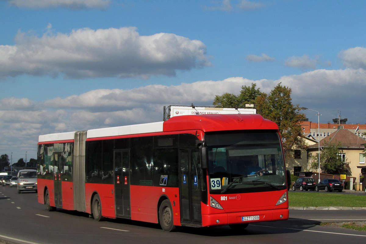 Литва, Van Hool New AG300 № 801