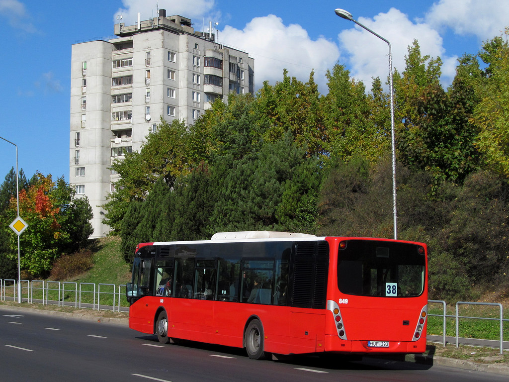 Литва, Van Hool New A330 № 849