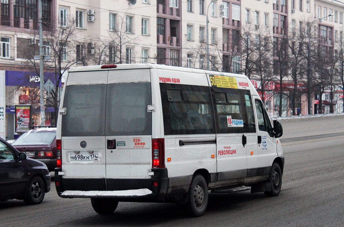 Челябинская область, FIAT Ducato 244 CSMMC-RLL, -RTL № Н 698 КН 174