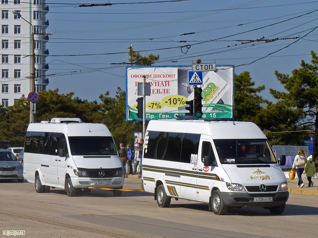 Севастополь, Mercedes-Benz Sprinter W904 416CDI № А 763 ВУ 92; Севастополь, Mercedes-Benz Sprinter W903 313CDI № А 338 ОС 82; Севастополь — Разные фотографии