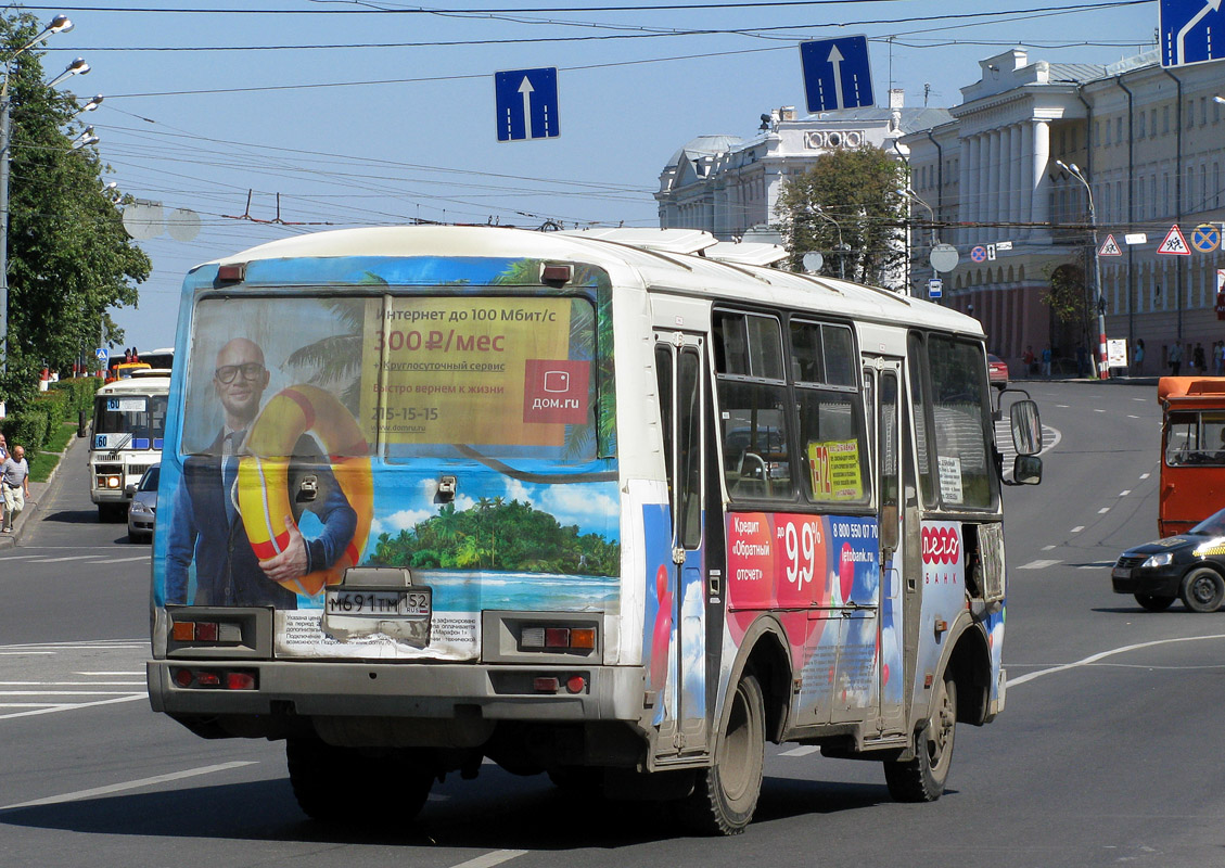 Нижегородская область, ПАЗ-32054 № М 691 ТМ 152