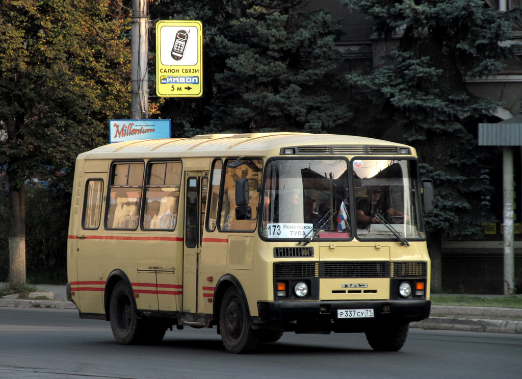 Тульская область, ПАЗ-32053-57 № Р 337 СУ 71