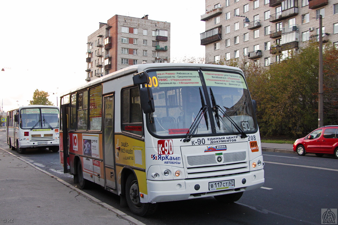 Санкт-Петербург, ПАЗ-320402-05 № 208