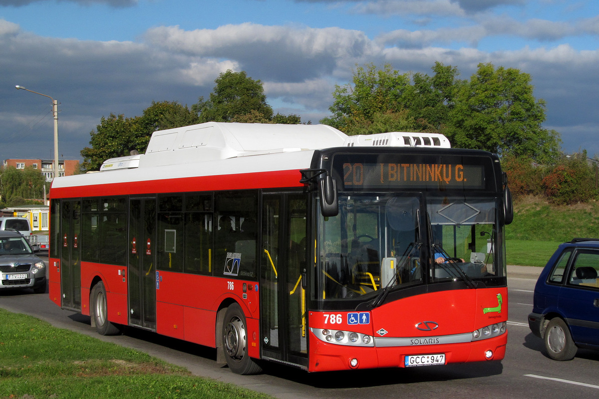 Литва, Solaris Urbino III 12 CNG № 786