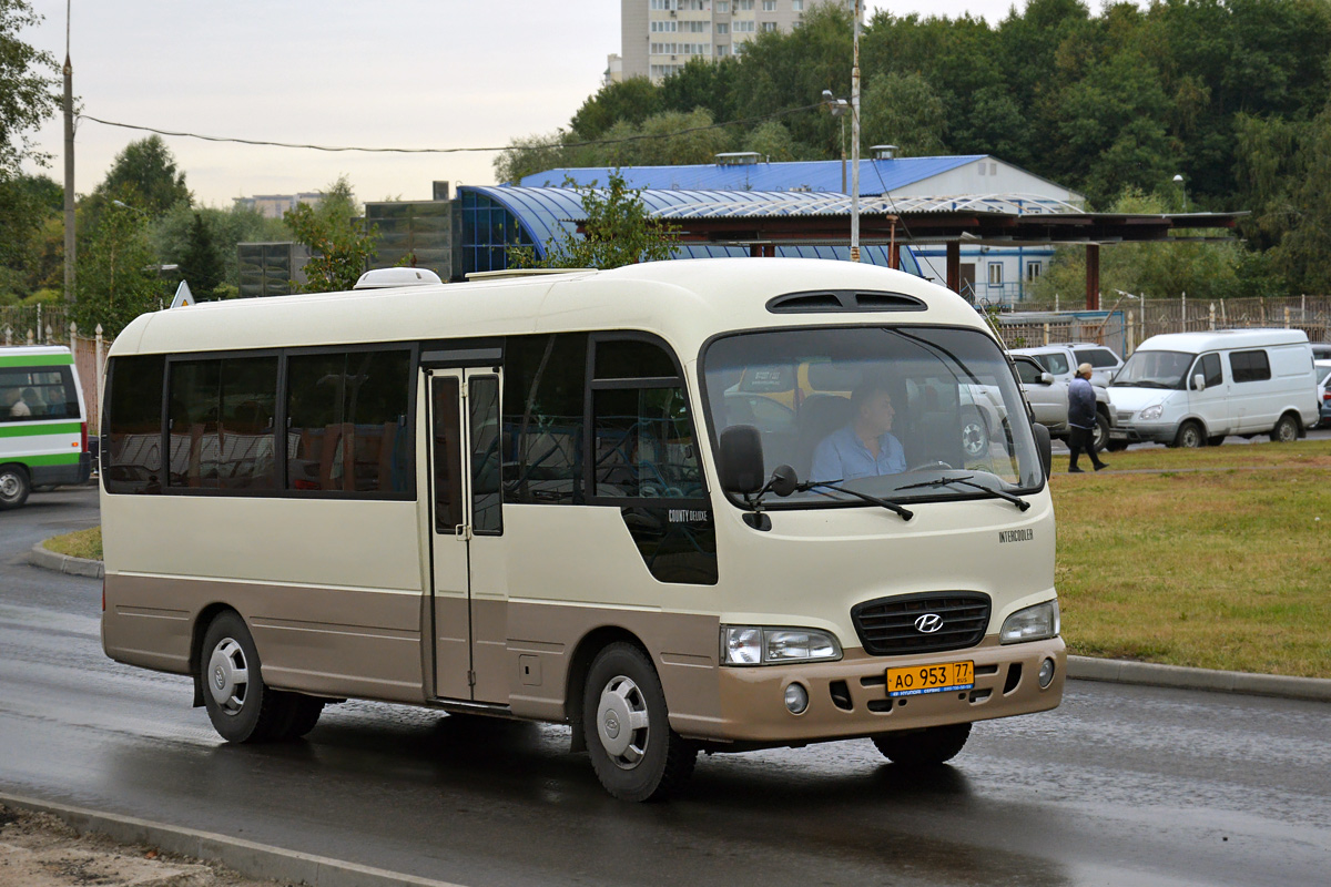 Москва, Hyundai County Deluxe № АО 953 77