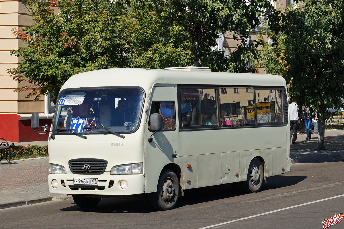 Бурятия, Hyundai County SWB C08 (РЗГА) № К 966 КН 03