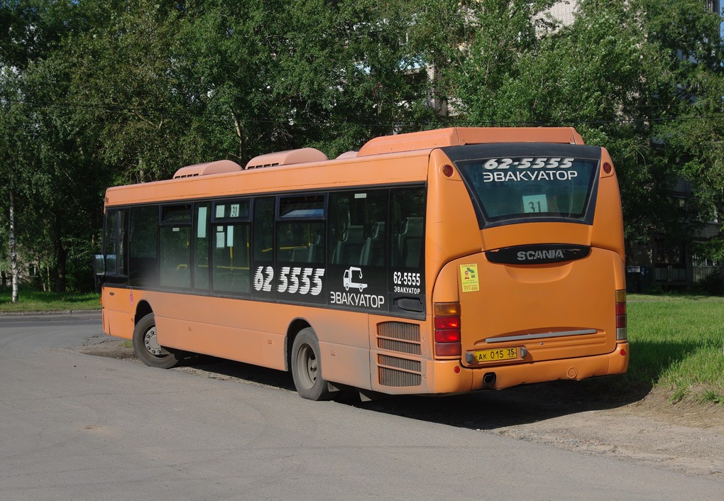 Вологодская область, Scania OmniLink I (Скания-Питер) № АК 015 35