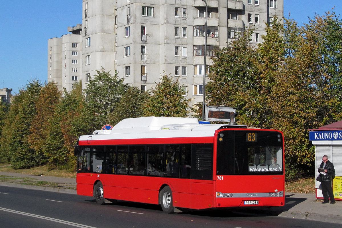 Литва, Solaris Urbino III 12 CNG № 781