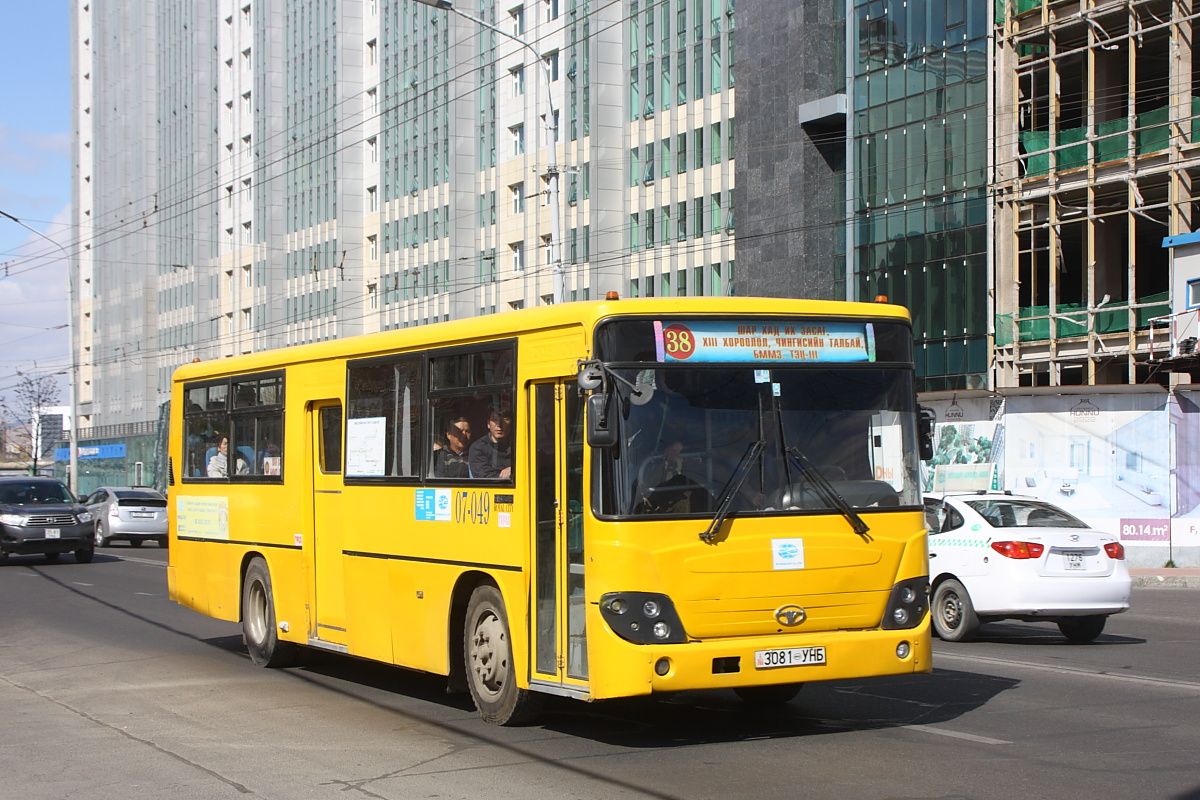 Монголия, Daewoo BS106 (Ulsan) № 07-049 — Фото — Автобусный транспорт