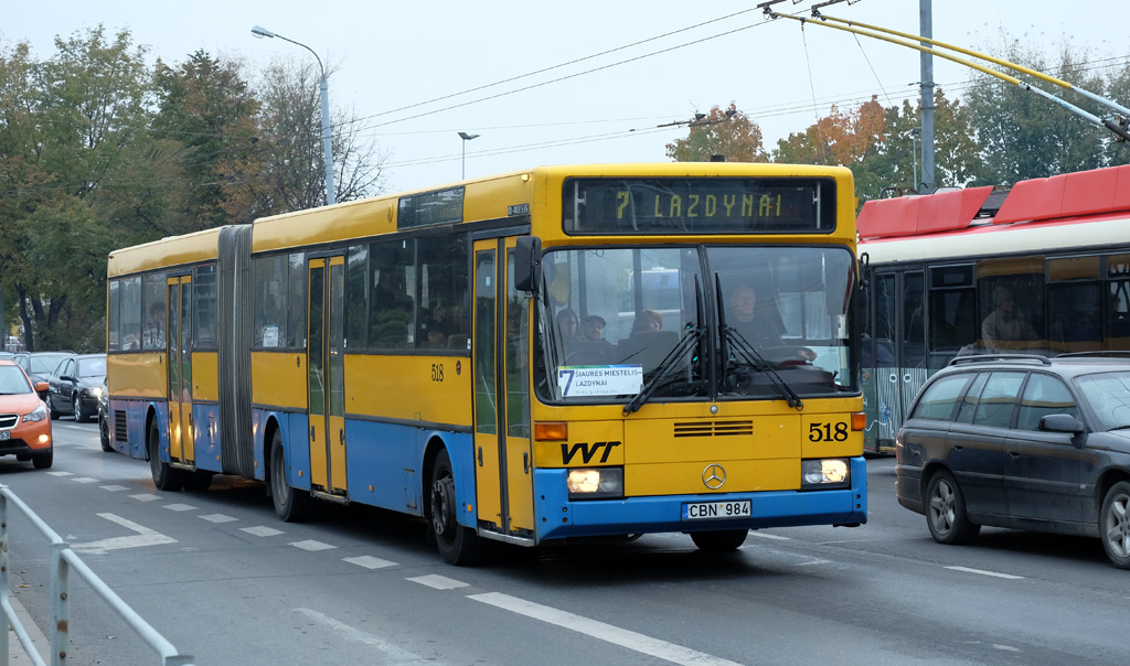 Литва, Mercedes-Benz O405G № 518