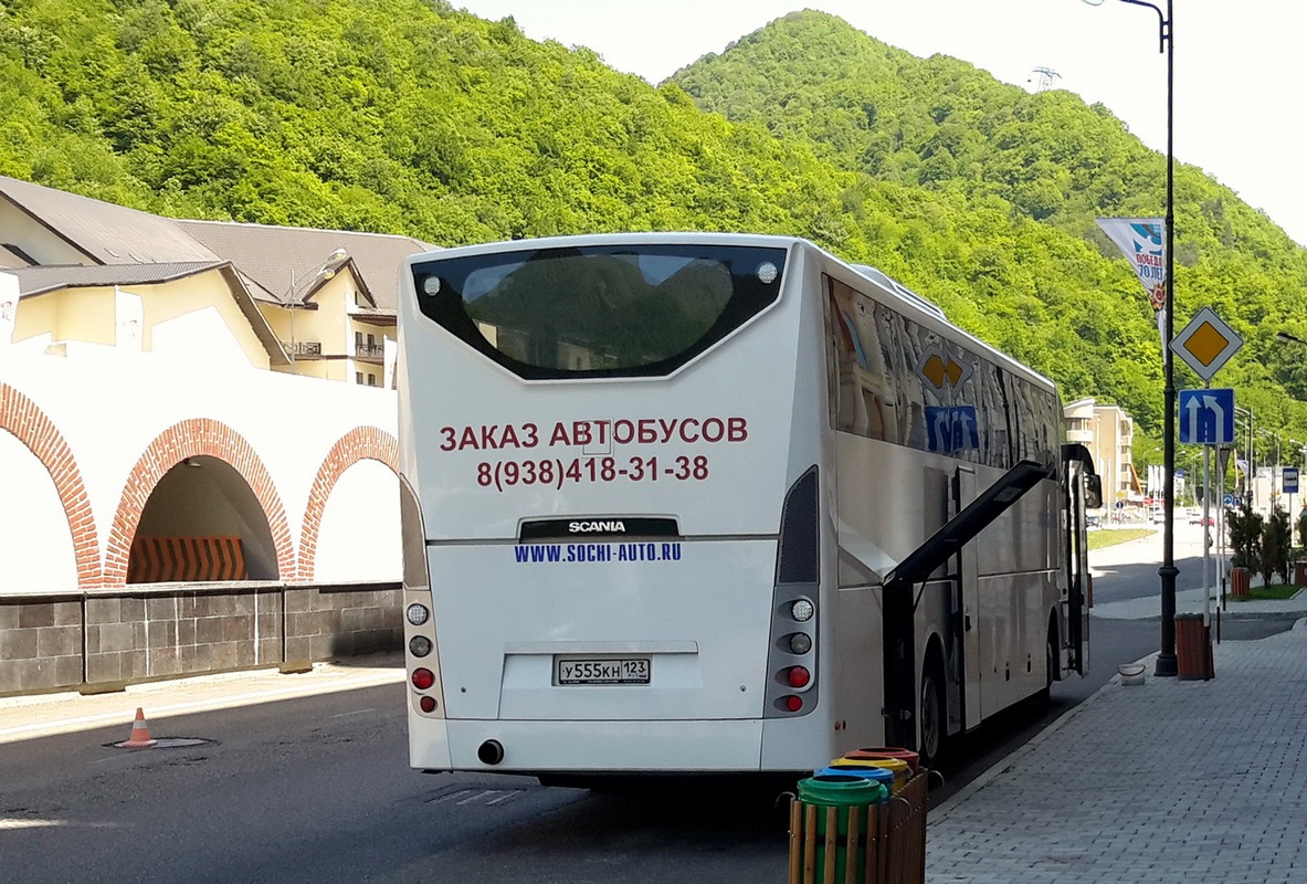 Краснодарский край, Scania OmniExpress 340 № У 555 КН 123