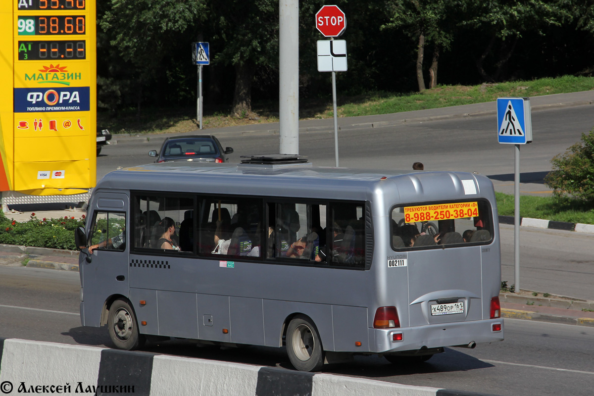 Ростовская область, Hyundai County LWB C11 (ТагАЗ) № 002111