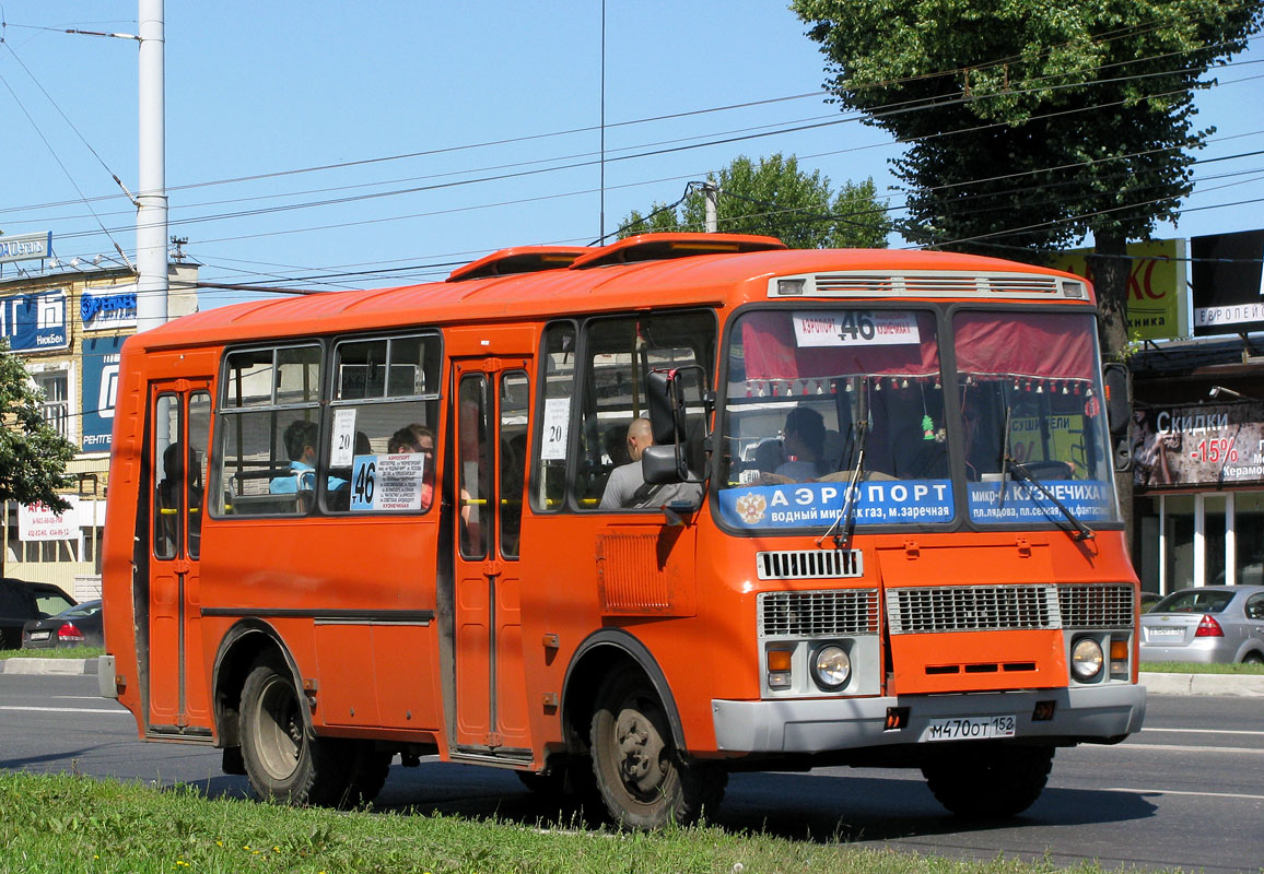 Нижегородская область, ПАЗ-32054 № М 470 ОТ 152