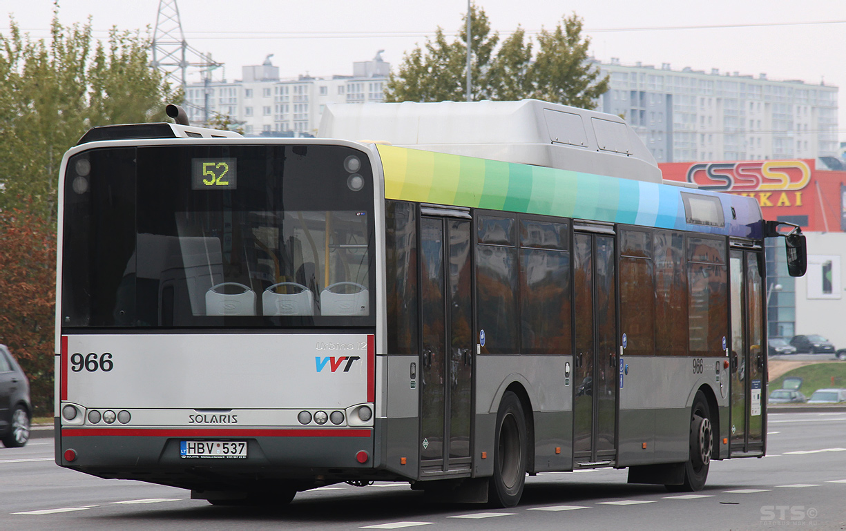 Литва, Solaris Urbino III 12 CNG № 966