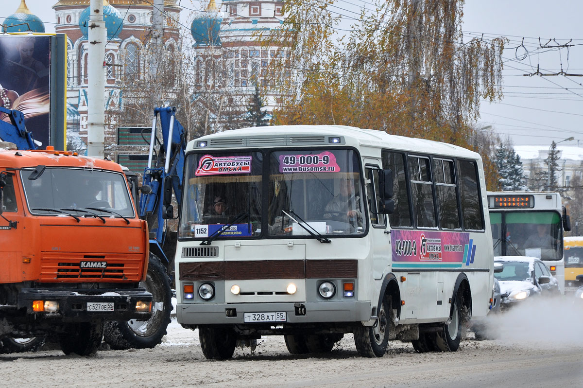 Омская область, ПАЗ-32053 № Т 328 АТ 55